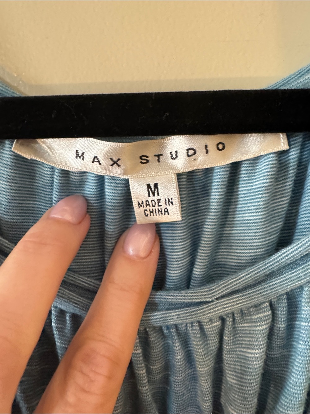 Max Studio Light Blue Ribbed Knit Sleeveless Dress M - Picture 2 of 7